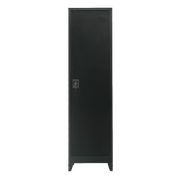 Single-Door Metal Tall Cabinet Shelf Storage for Home Office Gym V63-844461