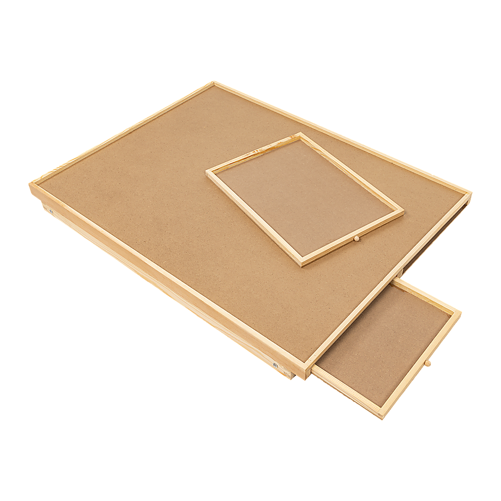 1500 Piece Wooden Jigsaw Puzzle Table - 67x87cm Puzzle Board with Folding Legs V63-844471