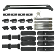 Lockable Aluminium Car Roof Rack Bars Without Rail Anti Theft Luggage Carrier V63-844491