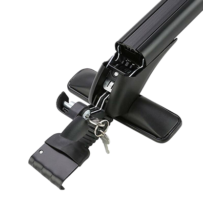 Lockable Aluminium Car Roof Rack Bars Without Rail Anti Theft Luggage Carrier V63-844491