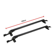 Lockable Aluminium Car Roof Rack Bars Without Rail Anti Theft Luggage Carrier V63-844491