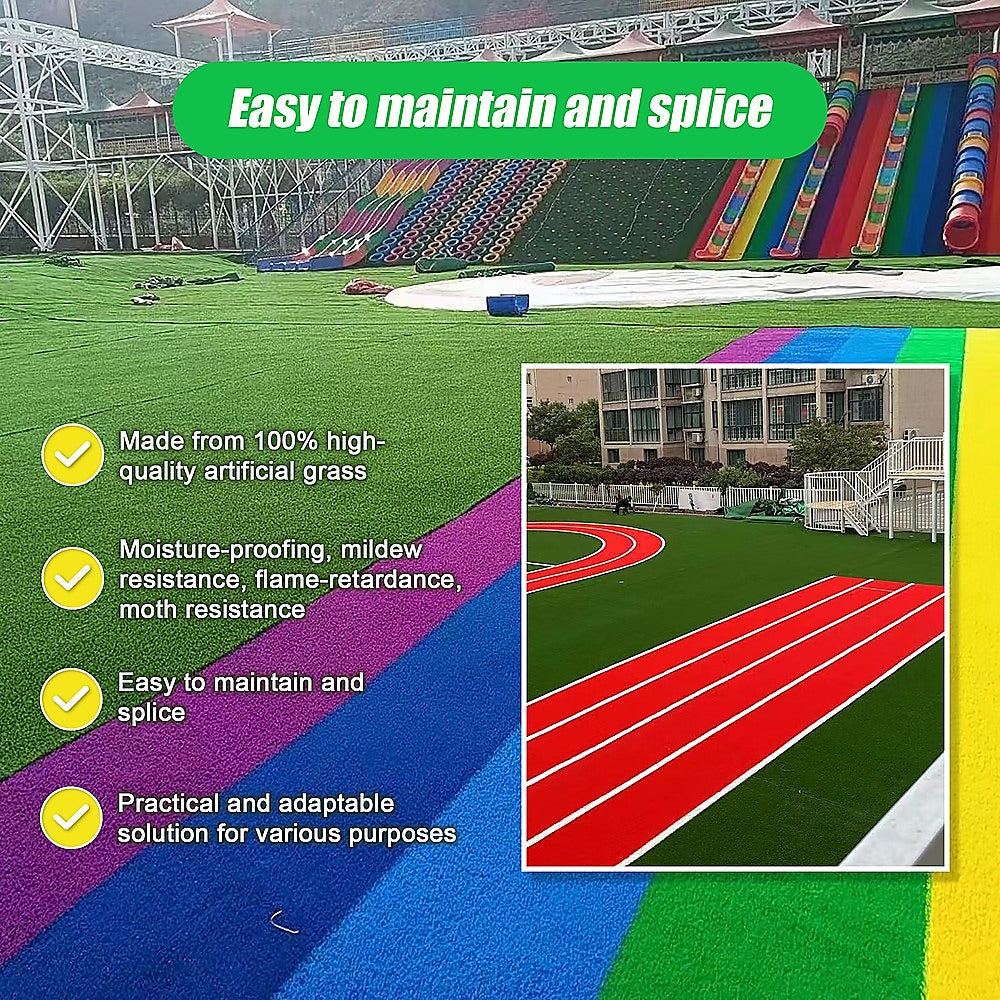 200cm x 250cm Lawn Turf Artificial Grass Mat Carpet Fake Synthetic Garden Landscape V63-844521
