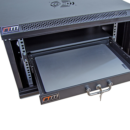 19" 6U Wall Mount Network DVR NVR Data Cabinet Enclosure V63-844561