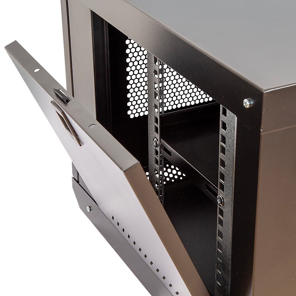 19" 6U Wall Mount Network DVR NVR Data Cabinet Enclosure V63-844561