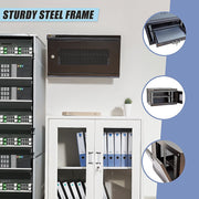 19" 6U Wall Mount Network DVR NVR Data Cabinet Enclosure V63-844561