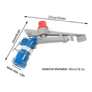 Sprinkler Irrigation Spray Large 360 Degree Adjustable Impact Area Water V63-844601