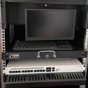 1U Locking Rack Mount Drawer Secure Steel Storage for 19" Network Server V63-844661