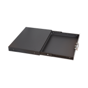 1U Locking Rack Mount Drawer Secure Steel Storage for 19" Network Server V63-844661