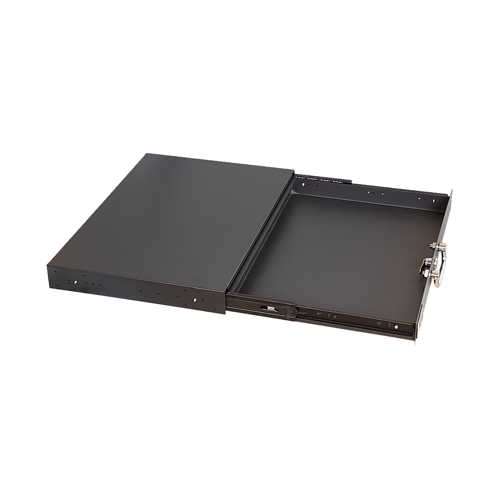 1U Locking Rack Mount Drawer Secure Steel Storage for 19" Network Server V63-844661