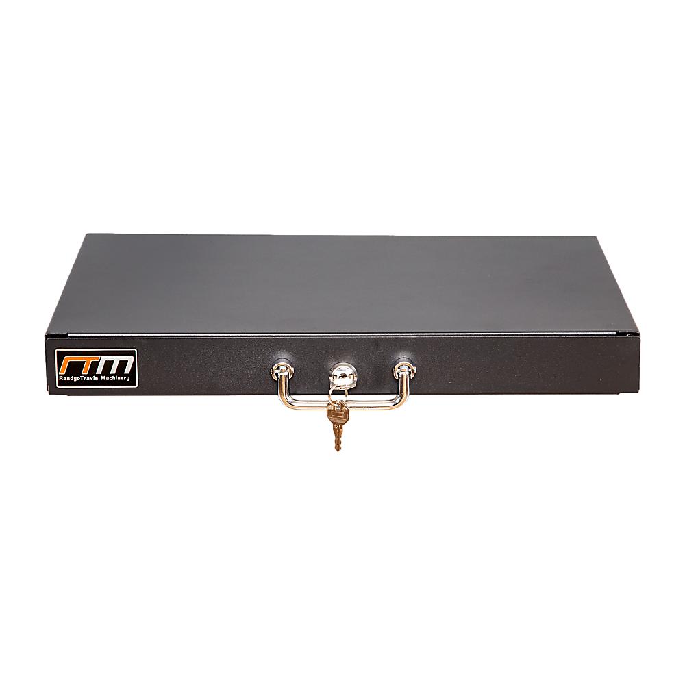 1U Locking Rack Mount Drawer Secure Steel Storage for 19" Network Server V63-844661