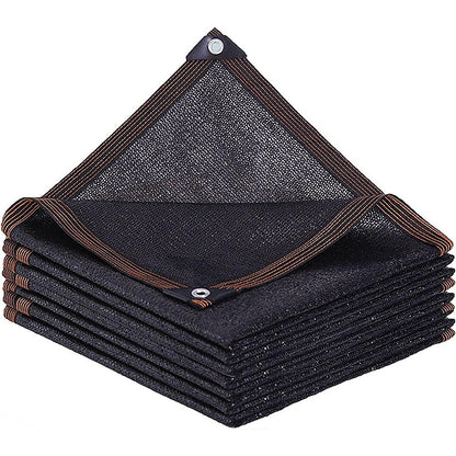 15m x 2m Fence Windscreen Privacy Screen Shade Cover Black Fabric Mesh Garden V63-844671