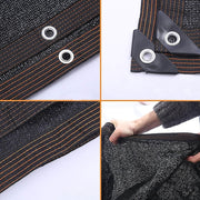 15m x 2m Fence Windscreen Privacy Screen Shade Cover Black Fabric Mesh Garden V63-844671