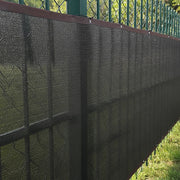 15m x 2m Fence Windscreen Privacy Screen Shade Cover Black Fabric Mesh Garden V63-844671