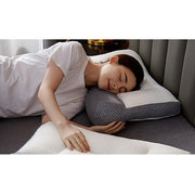 Cervical Ergonomic Pillow Soy Bean Contour Orthopedic Bed Neck Pain Washable V63-844691