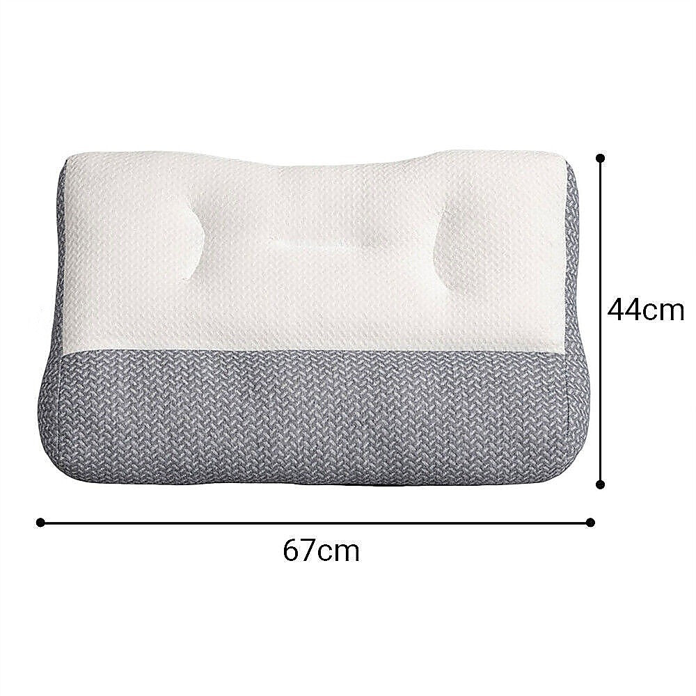 Cervical Ergonomic Pillow Soy Bean Contour Orthopedic Bed Neck Pain Washable V63-844691