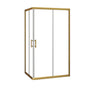 Adjustable 900x1200mm Double Sliding Door Glass Shower Screen in Gold V63-845131