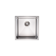 450x450mm Handmade Stainless Steel Undermount / Topmount Kitchen Laundry Sink with Waste V63-846401