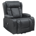 Lift Heated Leather Recliner Electric Massage Chair with USB port V63-847651