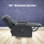 Lift Heated Leather Recliner Electric Massage Chair with USB port V63-847651