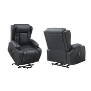 Lift Heated Leather Recliner Electric Massage Chair with USB port V63-847651