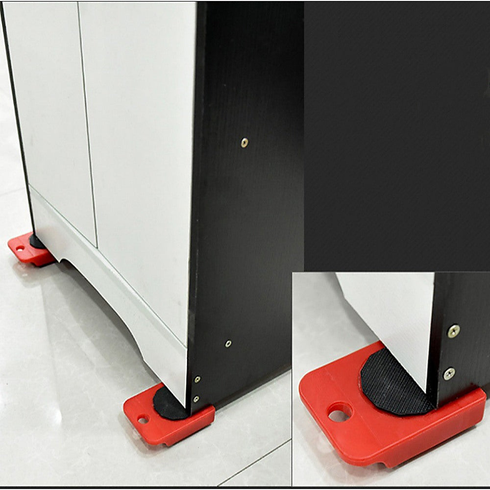 4 X All-purpose Dolly Plastic Heavy Duty Furniture Mover Slider Set V63-847671