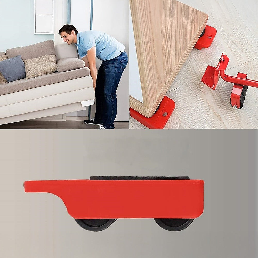 4 X All-purpose Dolly Plastic Heavy Duty Furniture Mover Slider Set V63-847671