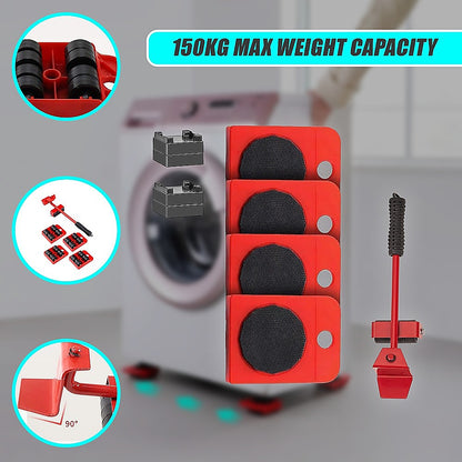 4 X All-purpose Dolly Plastic Heavy Duty Furniture Mover Slider Set V63-847671