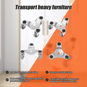 4 X All-purpose Dolly Metal Heavy Duty Furniture Mover Slider Set V63-847681