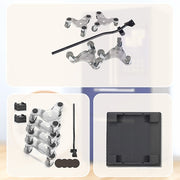 4 X All-purpose Dolly Metal Heavy Duty Furniture Mover Slider Set V63-847681