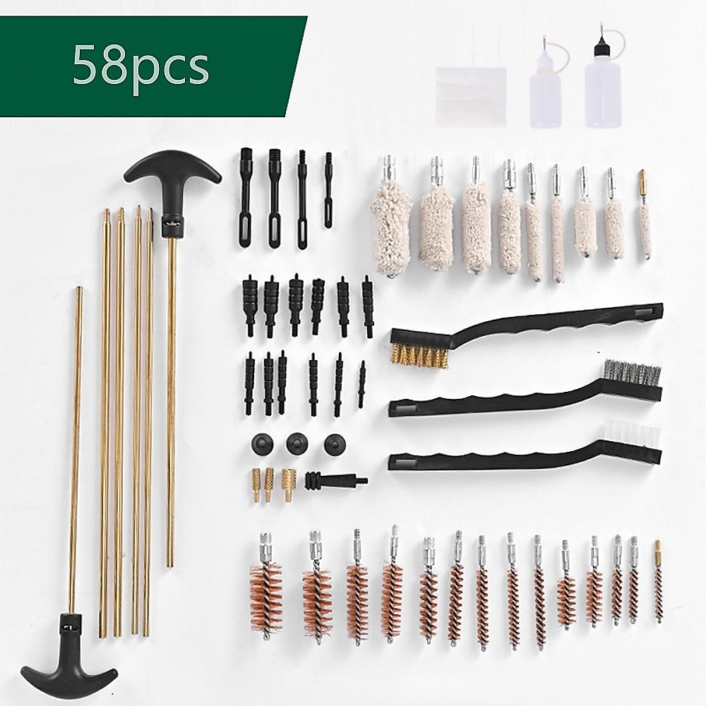 Universal Barrel All-purpose Gun Cleaning Kit for Rifle Pistol Shotgun Muzzleloader V63-847691