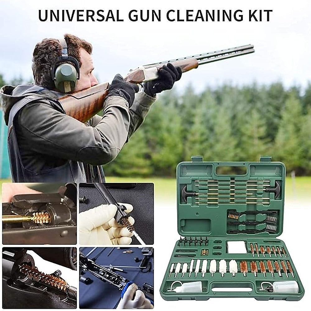 Universal Barrel All-purpose Gun Cleaning Kit for Rifle Pistol Shotgun Muzzleloader V63-847691