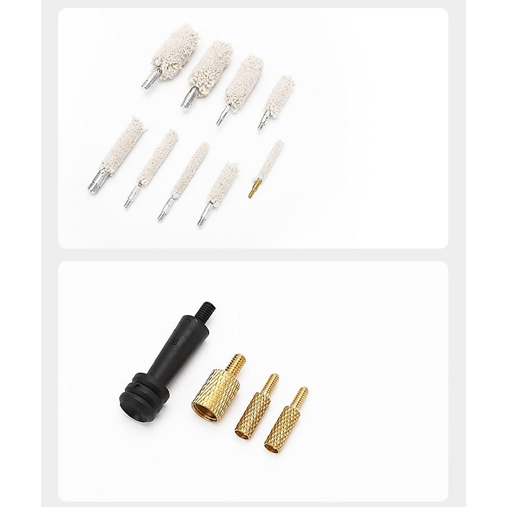 Universal Barrel All-purpose Gun Cleaning Kit for Rifle Pistol Shotgun Muzzleloader V63-847691