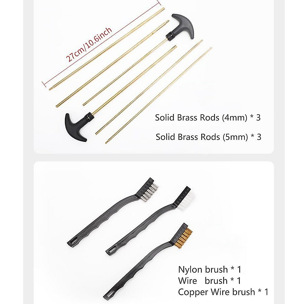 Universal Barrel All-purpose Gun Cleaning Kit for Rifle Pistol Shotgun Muzzleloader V63-847691