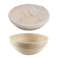 2 x 9" Sourdough Bread Proofing Set Bread Making Kit Round Bowls V63-847701