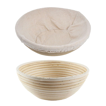 2 x 9" Sourdough Bread Proofing Set Bread Making Kit Round Bowls V63-847701