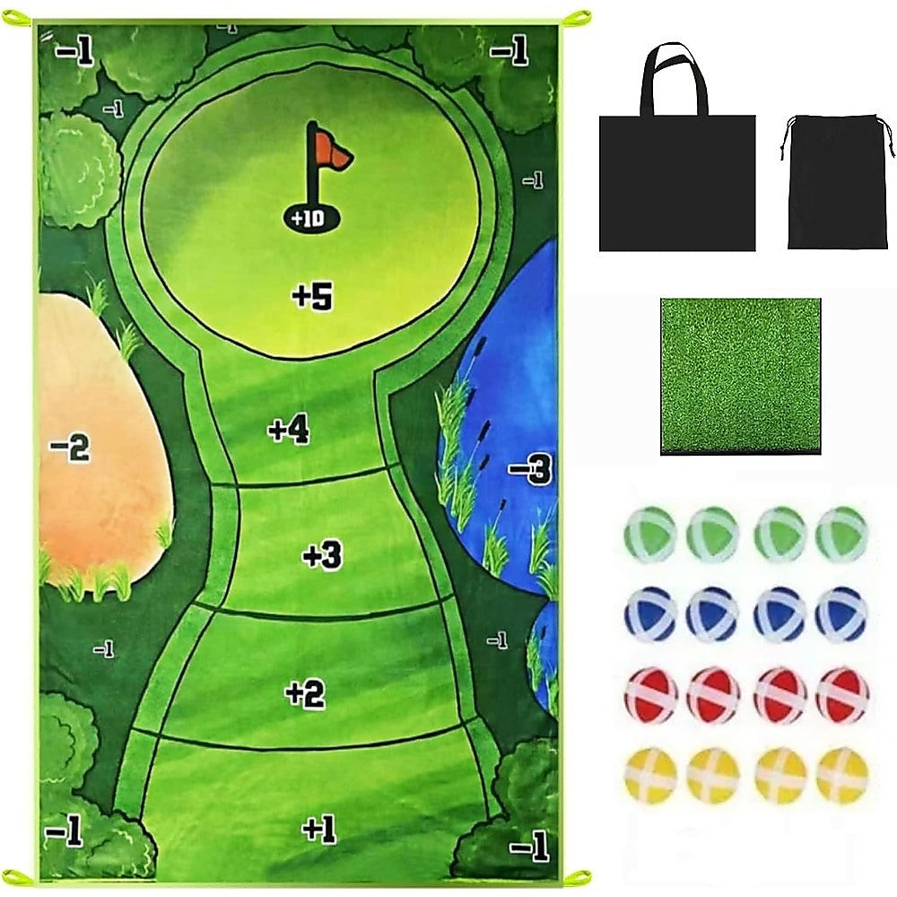 Casual Indoor Golf Putting Practice Set Golf Party Game Mats V63-847711