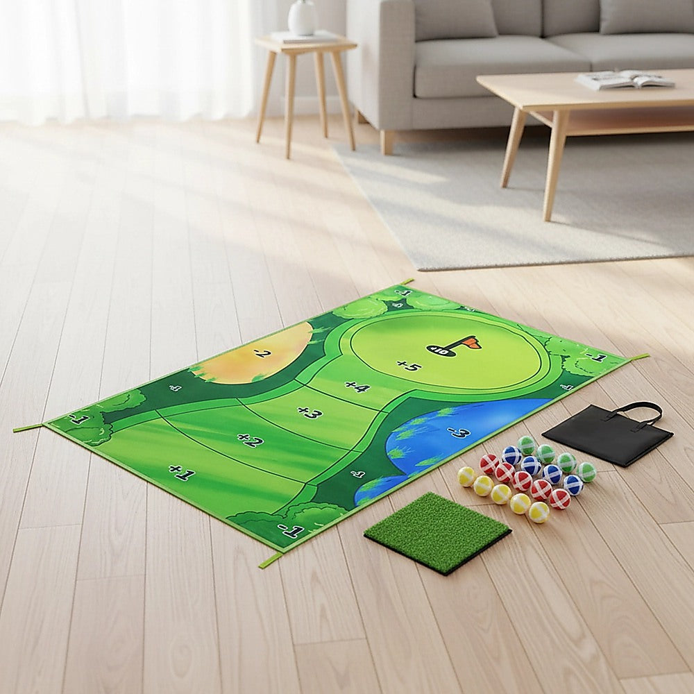Casual Indoor Golf Putting Practice Set Golf Party Game Mats V63-847711