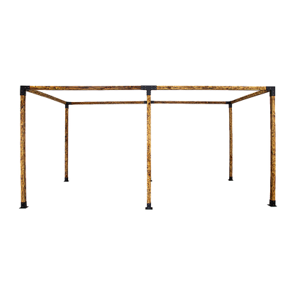 Roof Pergola Gazebo Shed Matte Black Steel Brackets DIY Kits V63-847731