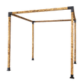 Roof Pergola Gazebo Shed Matte Black Steel Brackets DIY Kits V63-847741