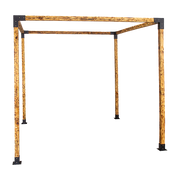 Roof Pergola Gazebo Shed Matte Black Steel Brackets DIY Kits V63-847741
