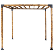 Roof Pergola Gazebo Shed Matte Black Steel Brackets DIY Kits V63-847751