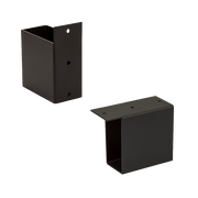 Roof Pergola Gazebo Shed Matte Black Steel Brackets DIY Kits V63-847751