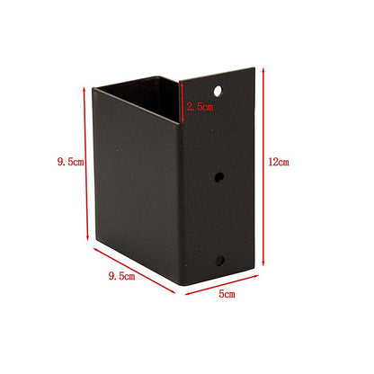 Roof Pergola Gazebo Shed Matte Black Steel Brackets DIY Kits V63-847751