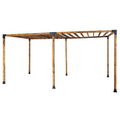 Roof Pergola Gazebo Shed Matte Black Steel Brackets DIY Kits V63-847761