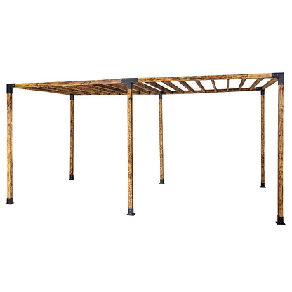 Roof Pergola Gazebo Shed Matte Black Steel Brackets DIY Kits V63-847761