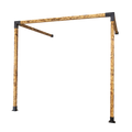 Roof Pergola Gazebo Shed Matte Black Steel Brackets DIY Kits V63-847771