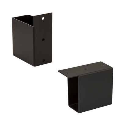 Roof Pergola Gazebo Shed Matte Black Steel Brackets DIY Kits V63-847791