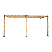 Roof Pergola Gazebo Shed Matte Black Steel Brackets DIY Kits V63-847801