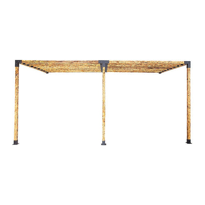 Roof Pergola Gazebo Shed Matte Black Steel Brackets DIY Kits V63-847801