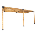 Roof Pergola Gazebo Shed Matte Black Steel Brackets DIY Kits V63-847801